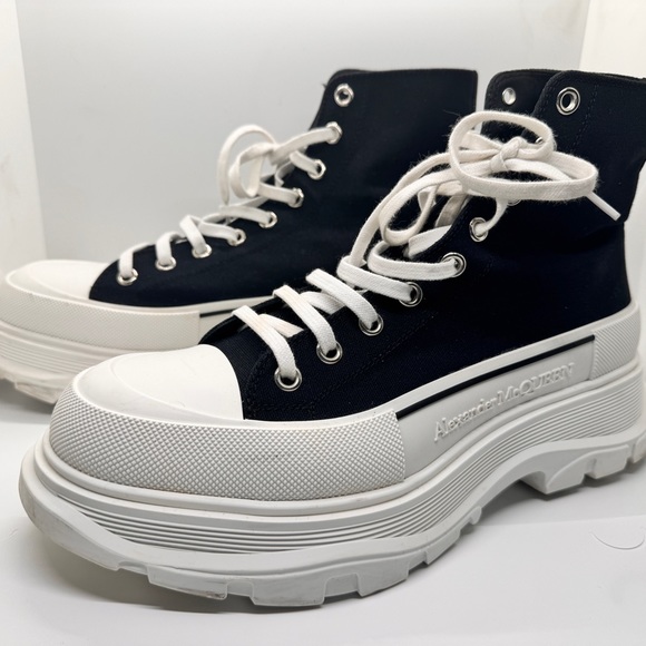 ALEXANDER McQUEEN THREADSLICK HIGHTOP SNEAKER - Picture 1 of 13